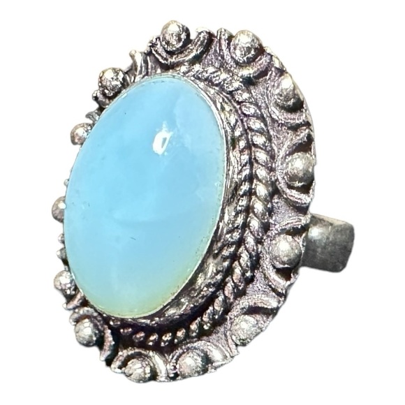 NEW Larimar 925 ring size 5 - Picture 1 of 7
